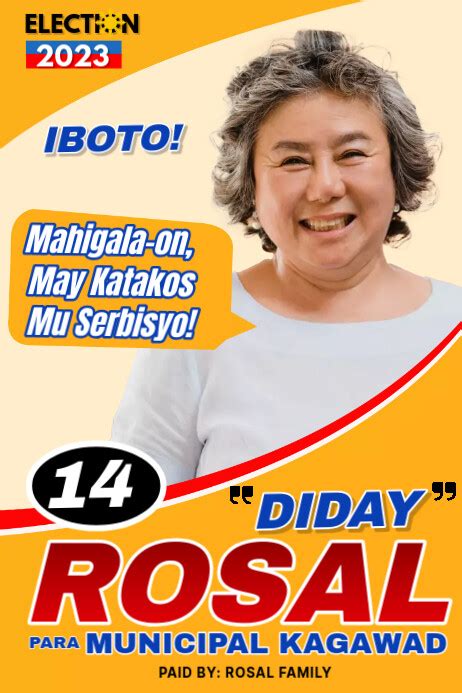 slogan for barangay kagawad|Barangay Kagawad Layout Template .